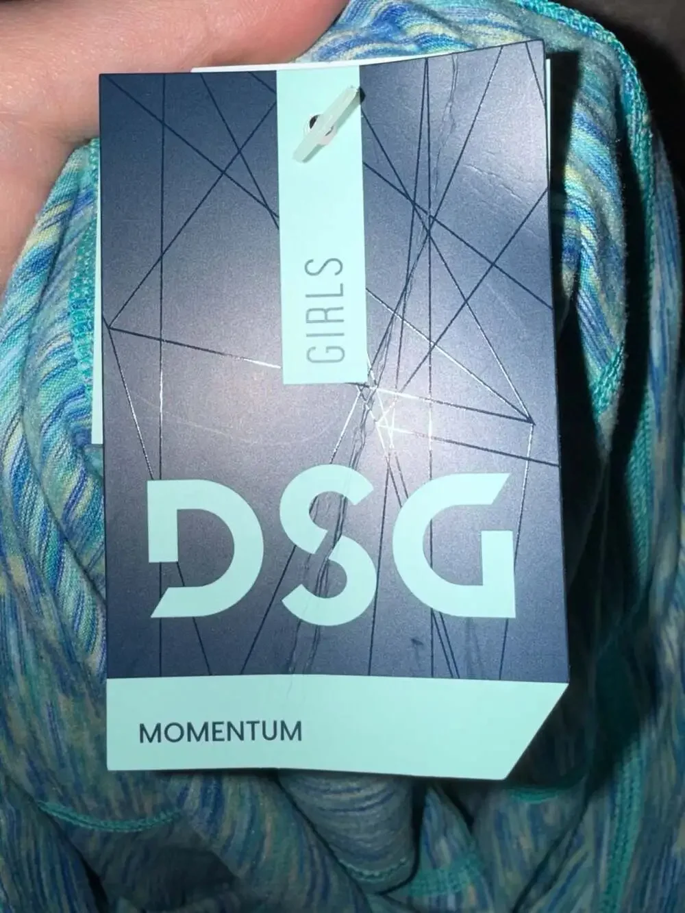 DSG Momentum Mid-Rise Skort Blue Space Dye Size XL